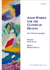 Aedh Wishes for the Cloths of Heaven SAB choral sheet music cover